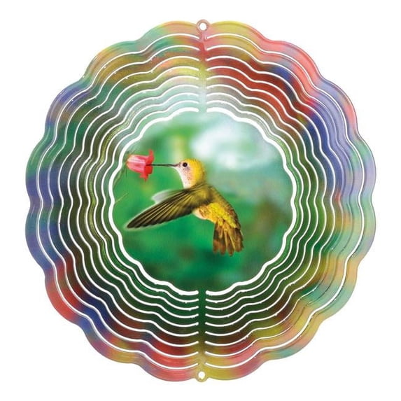 Next Innovations 101403001-HUMMINGBIRD 24 in. Hummingbird Wind Spinner