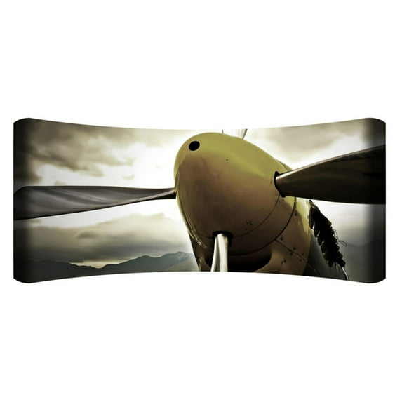 Next Innovations Propeller 48" x 19" HD Curve Wall Art