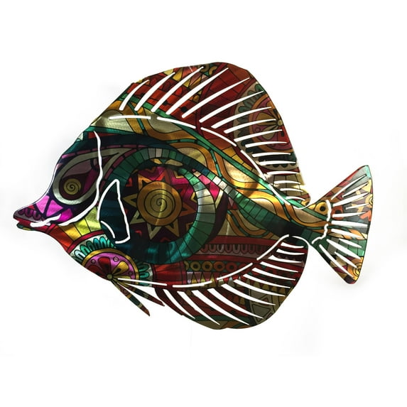 Next Innovations Steel Fantasia Angel Fish Wall Decor