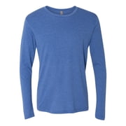 Next Leve Triblend Long Sleeve Crew, XL, Vintage Royal