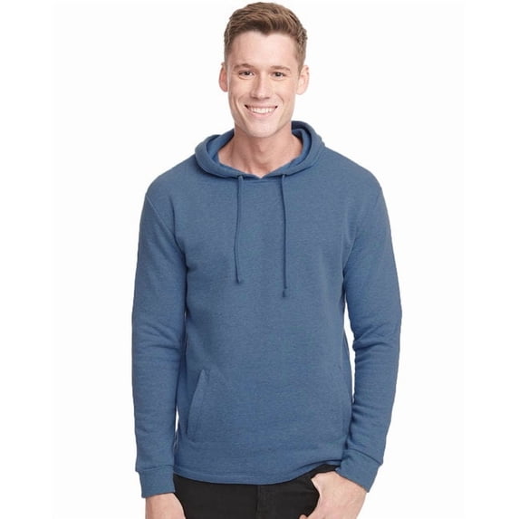 Next Level 9300 PCH Hooded Pullover Sweatshirt-HTHR. SLATE BLUE-XL
