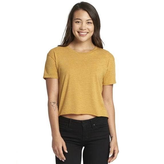 Next Level - Women's Festival Crop Top - 5080 - Antique Gold - Size: M