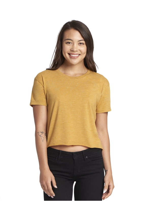 Next Level - Women's Festival Crop Top - 5080 - Antique Gold - Size: M