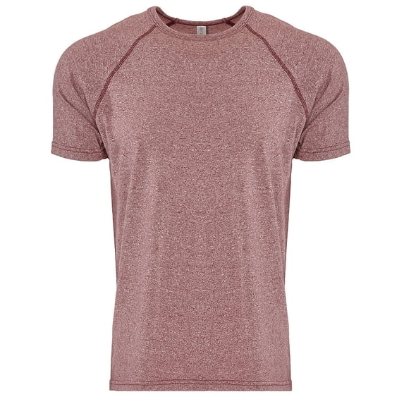 Next Level Apparel Men's Mock Twist Short Sleeve Raglan T-Shirt