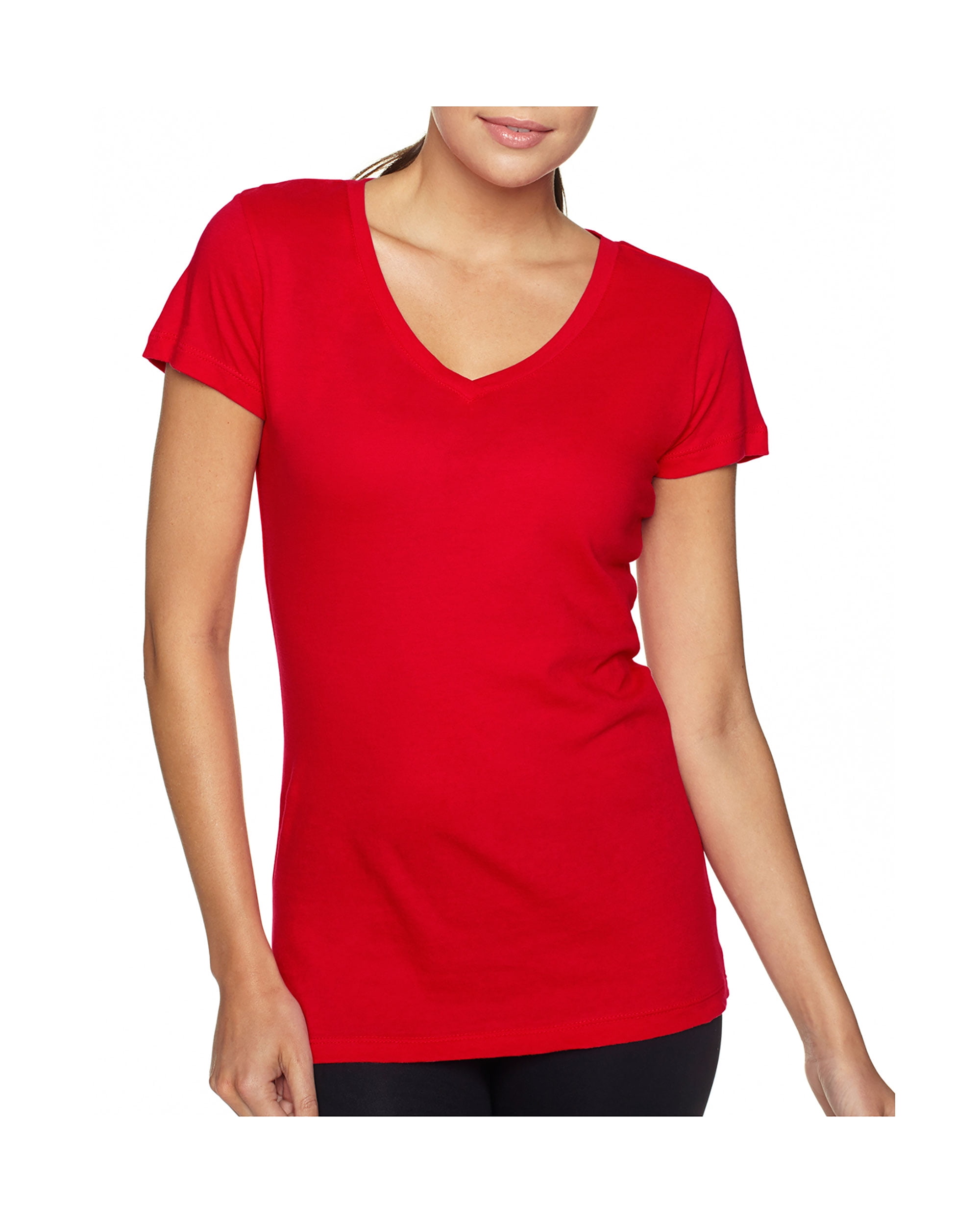 Next Level Apparel 3400L Womens Sporty VNeck Tee