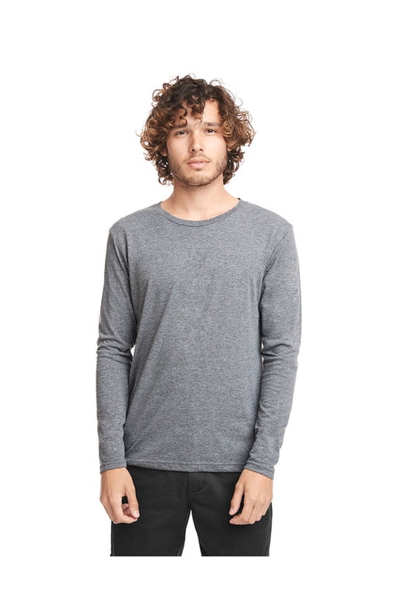 6071 Men's Triblend Long-Sleeve Crew