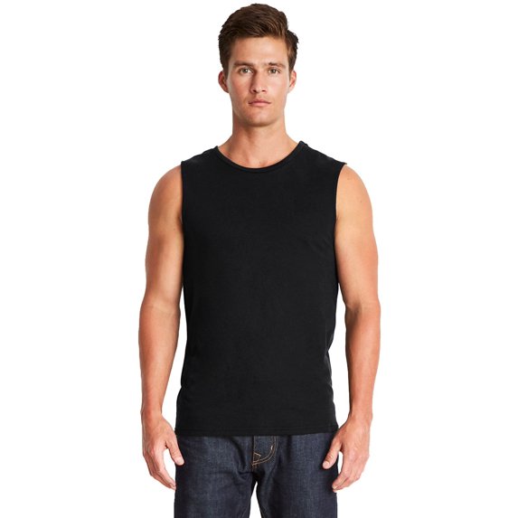The Next Level Mens Muscle Tank Top - BLACK - XL