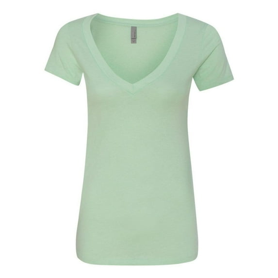 Next Level Womens CVC Deep V-Neck T-Shirt