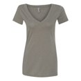 thumbnail image 1 of Next Level Apparel Women's CVC Deep V-Neck T-Shirt, 1 of 2