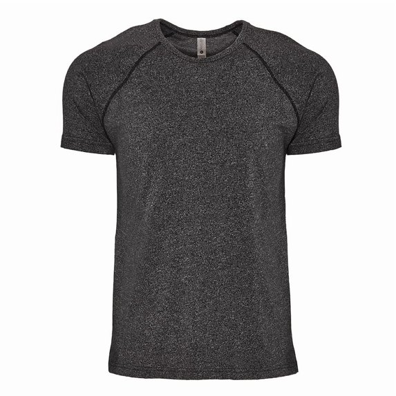 Next Level Apparel Men's Mock Twist Short Sleeve Raglan T-Shirt
