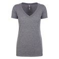 thumbnail image 1 of Next Level Women’s Triblend Short Sleeve Deep V, 1 of 2