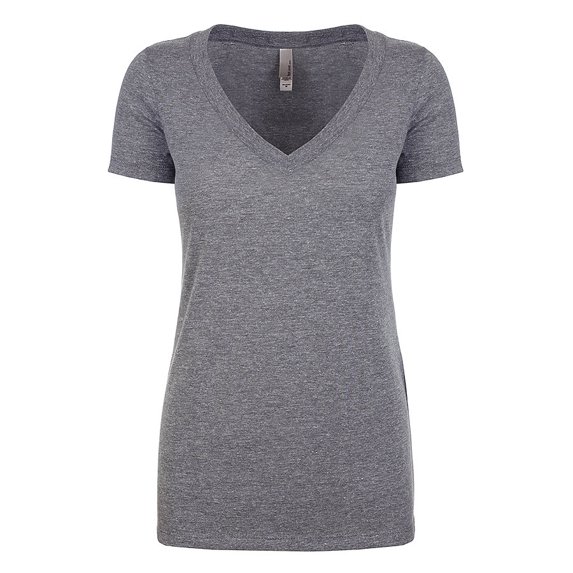 Next Level Women’s Triblend Short Sleeve Deep V