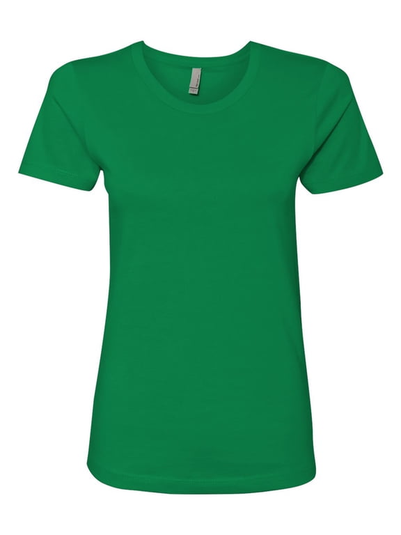 Next Level - Basic T Shirt for Women - Short Sleeve Women Shirts - Womens Green Shirts - Value Basic Daily Plain Tee