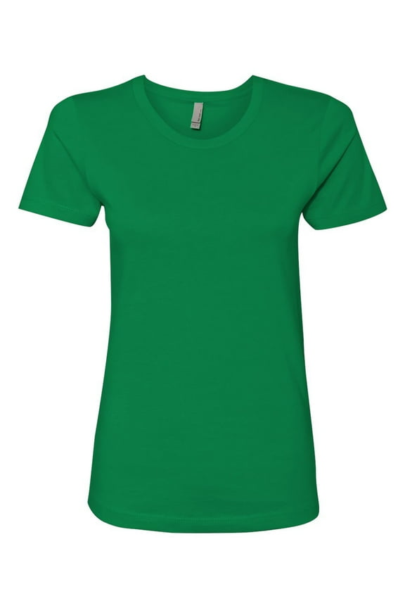 Next Level - Basic T Shirt for Women - Short Sleeve Women Shirts - Womens Green Shirts - Value Basic Daily Plain Tee