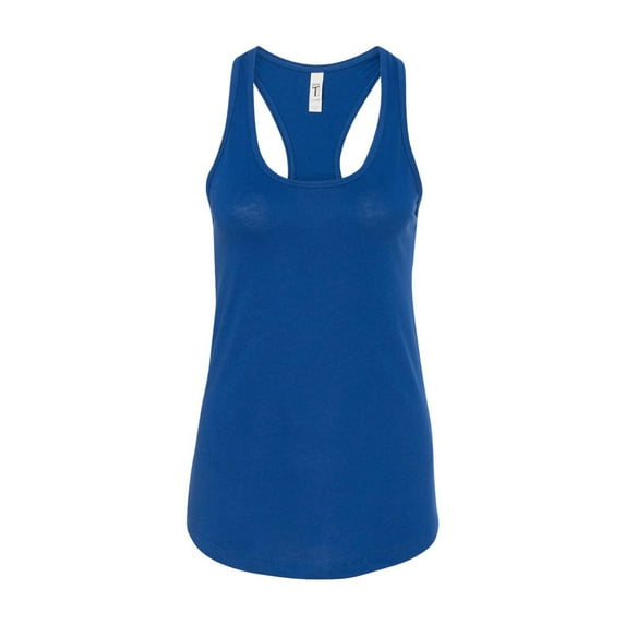 Next Level - Basic Tank Tops for Women - Blue Workout Clothes Gym Tops - Racerback Women Tank Tops - Plain Daily Comfortable Tee