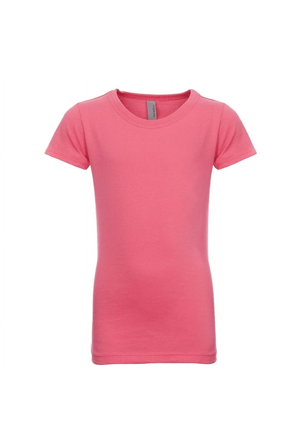 Next Level Big Girl's Princess Rib Knit Softness T-Shirt, Style NL3710