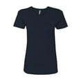 thumbnail image 1 of Next Level - Daily T Shirt for Women - Short Sleeve Women Shirts - Womens Navy Shirt - Basic Daily Plain Value, 1 of 5