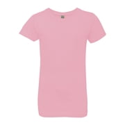 Next Level Girls  Cotton Princess Short T-Shirt Soft Crewneck Tee Shirts Light Pink, M