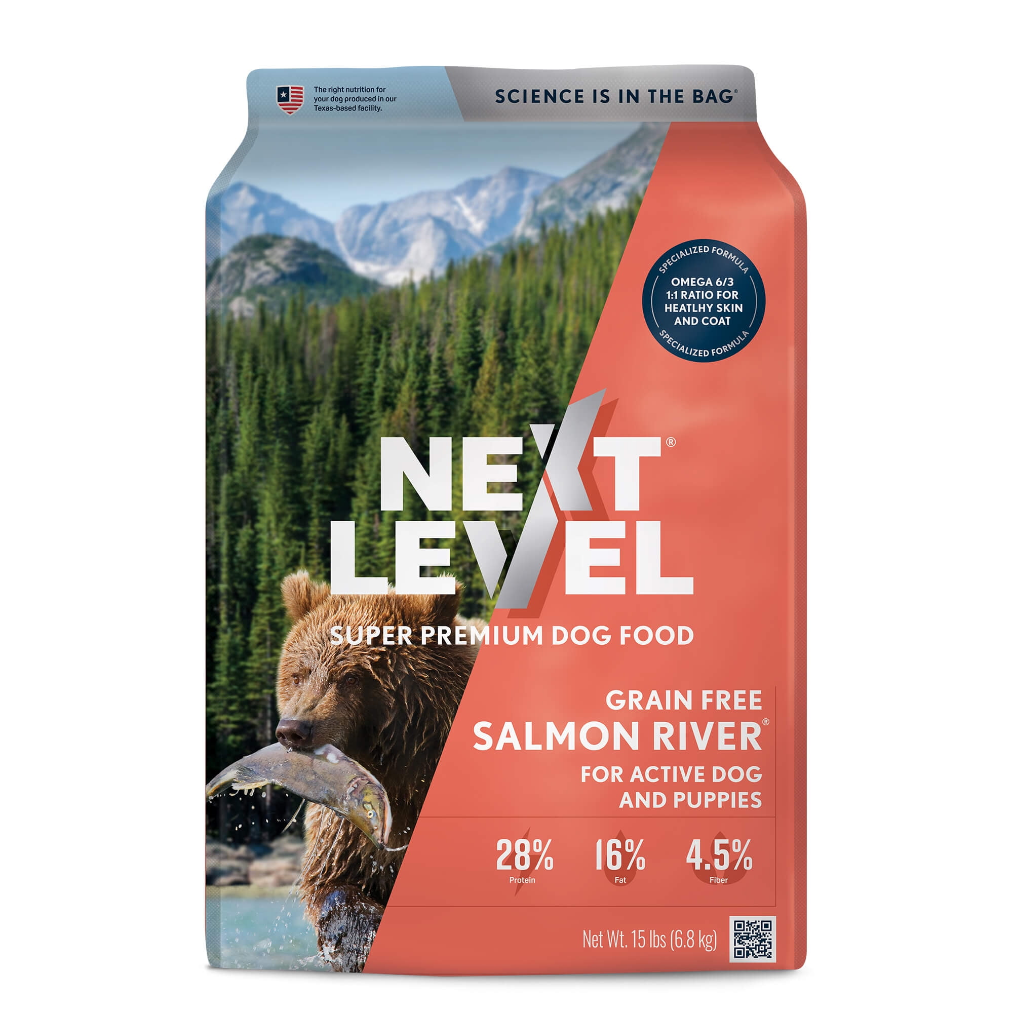 Next Level Grain Free Salmon River¬Æ Skin & Coat Dog Food, 40 lbs