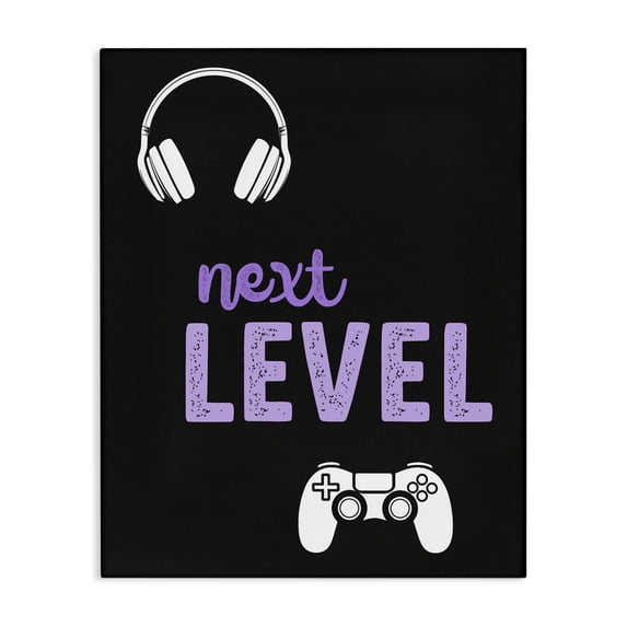 Stupell Industries Eclectic Next Level Headset & Controller Canvas Art, 36 x 48, by Christine Simpson Art