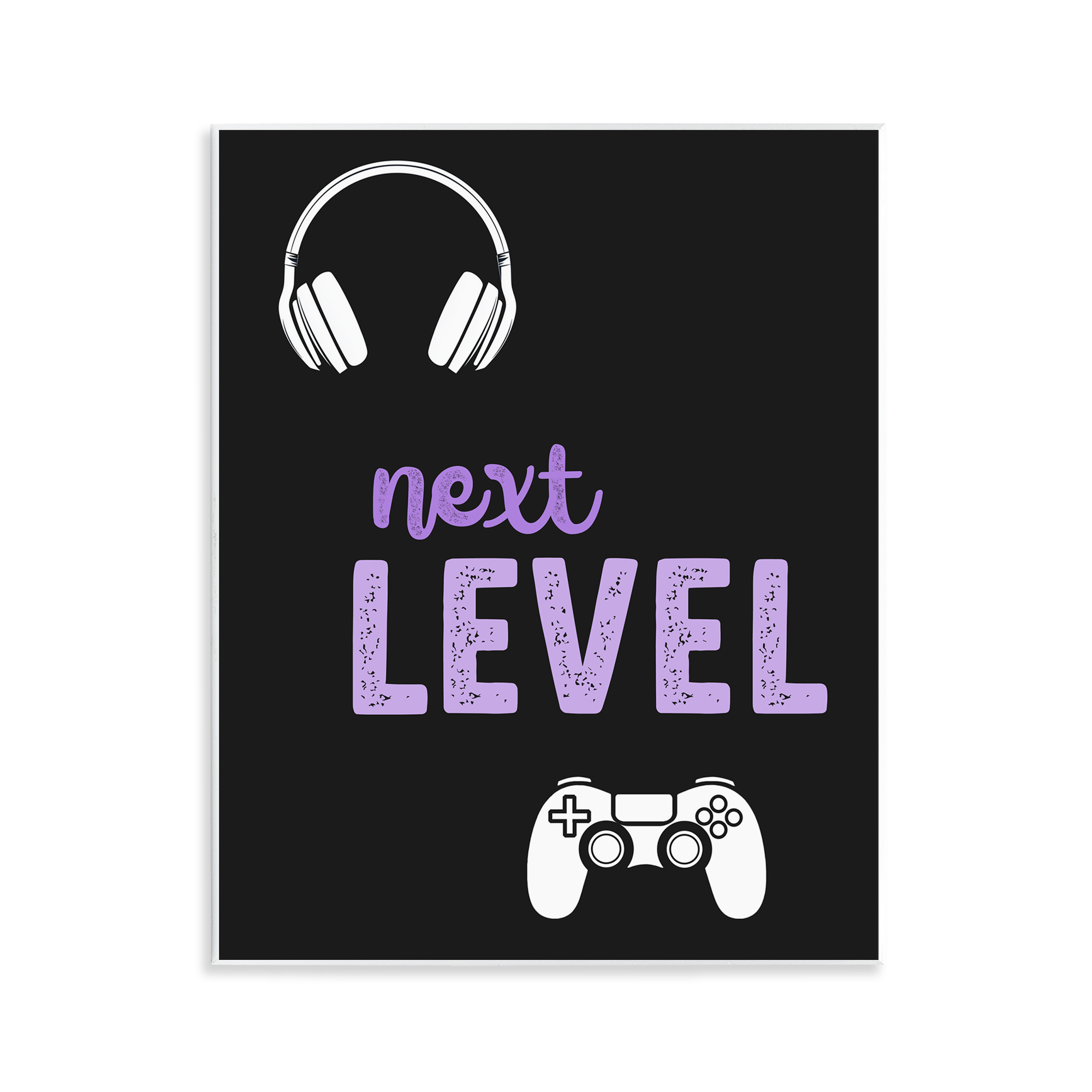 Next Level Headset & Controller Wall Plaque Art, design by Christine Simpson Art