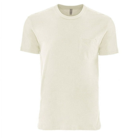 Next Level Men Cotton Pocket Crew