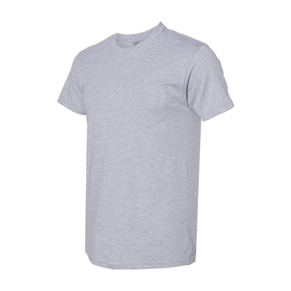 Next Level Men Cotton Pocket Crew