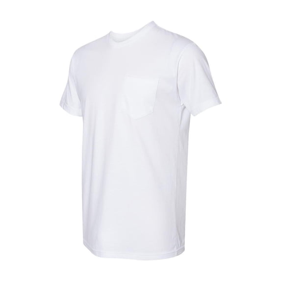 Next Level Men Cotton Pocket Crew
