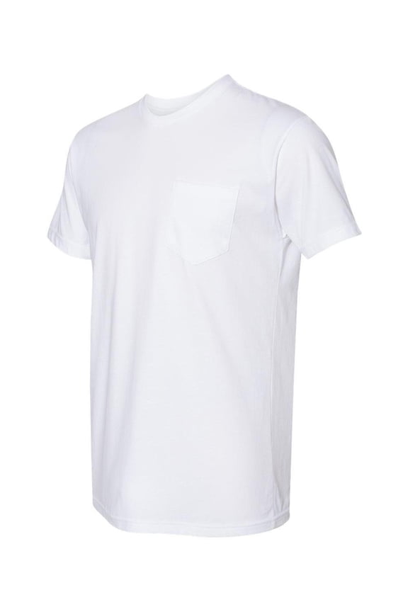 Next Level Men Cotton Pocket Crew