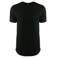 thumbnail image 1 of Next Level Men's Cotton Long Body Urban T-Shirt, Black L, 1 of 3