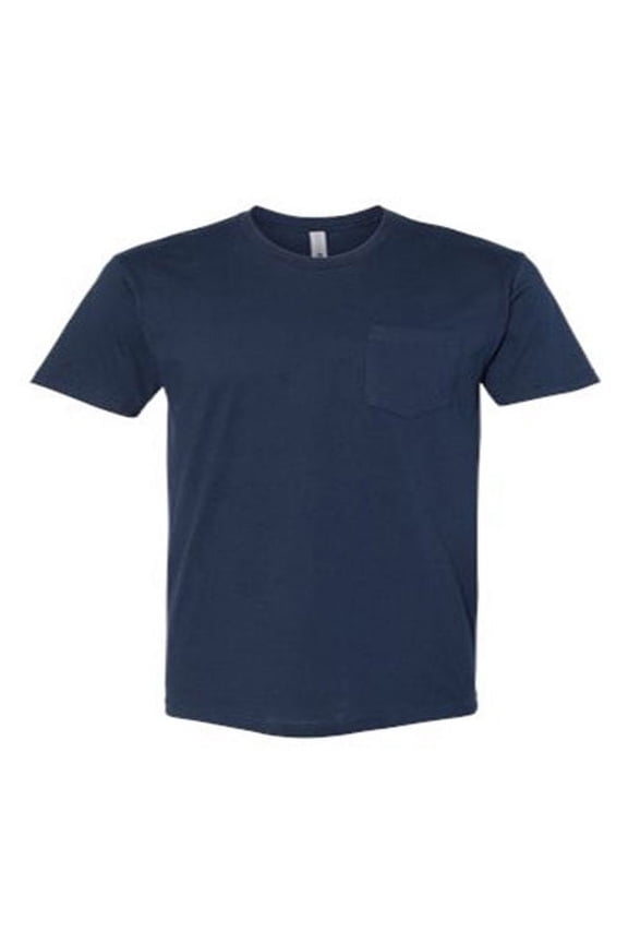 Next Level Men's Cotton Pocket Crew