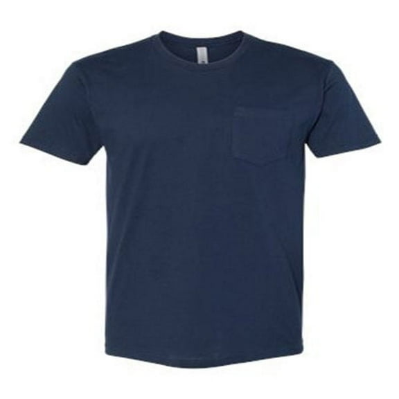 Next Level Men's Cotton Pocket Crew