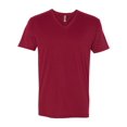 thumbnail image 1 of Next Level Men's Sueded V-Neck T-Shirt - CARDINAL - M, 1 of 3