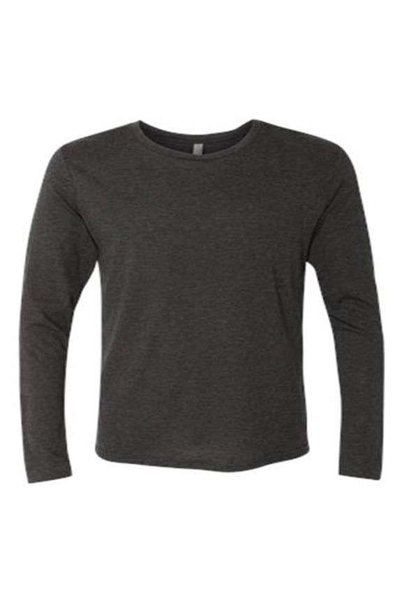 Next Level - Unisex Triblend Long Sleeve T-Shirt - 6071 - Vintage Black - Size: XL