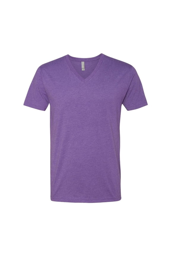 Next Level Mens CVC V - PURPLE RUSH - S - (Style # 6240 - Original Label)