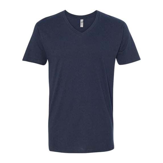 Next Level Mens Cotton V - Midnight Navy - S - (Style # N3200 - Original Label)