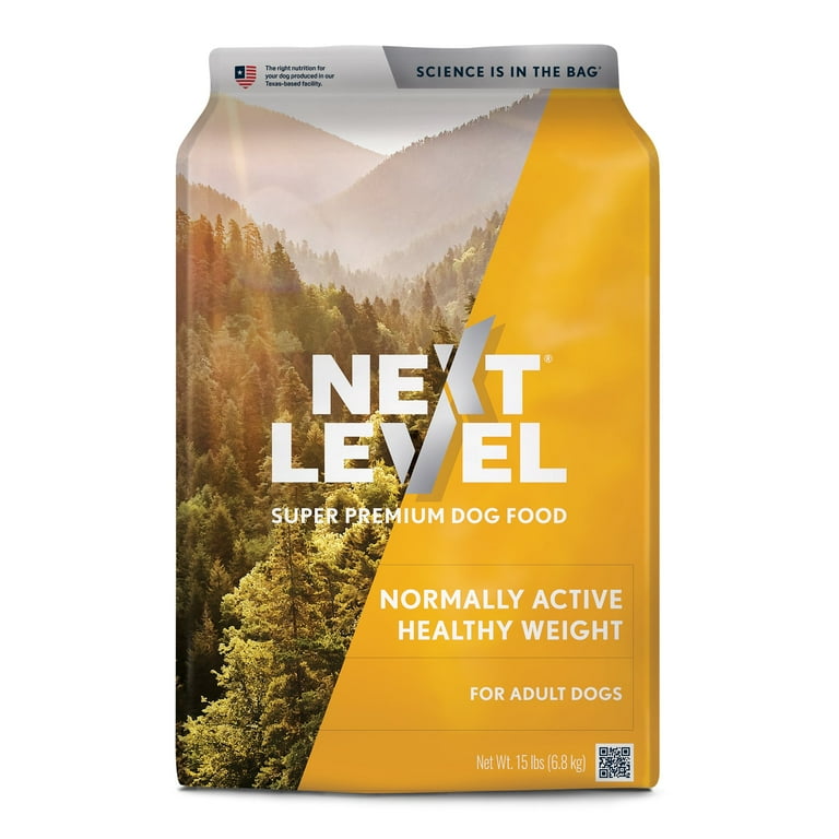 Next Level Normally Active Healthy Weight Dry Dog Food, 15 lb Bag