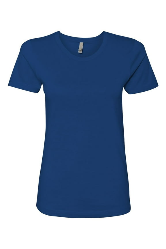 Next Level - Plain T Shirt for Women - Short Sleeve Women Shirts - Womens Royal Blue Shirts - Value Basic Daily Plain Tee