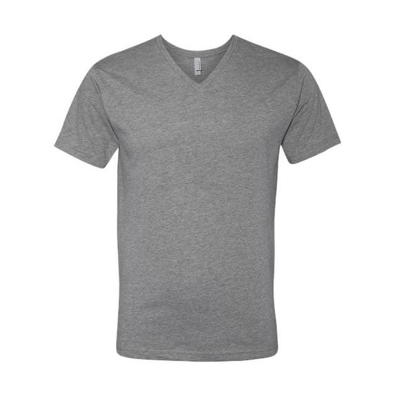 Next Level - Unisex CVC V-Neck T-Shirt - 6240 - Dark Heather Grey - Size: XL