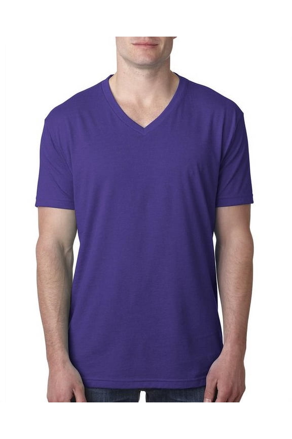 Men's CVC V-Neck T-Shirt
