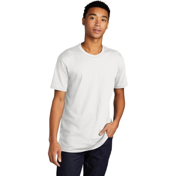 Next Level Premium Fit Extreme Soft Rib Knit Jersey T-Shirt, Wht, X-Large