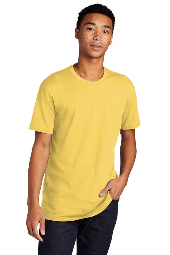 Next Level Premium Fitted Short-Sleeve Crew (3600) Banana Cream, S
