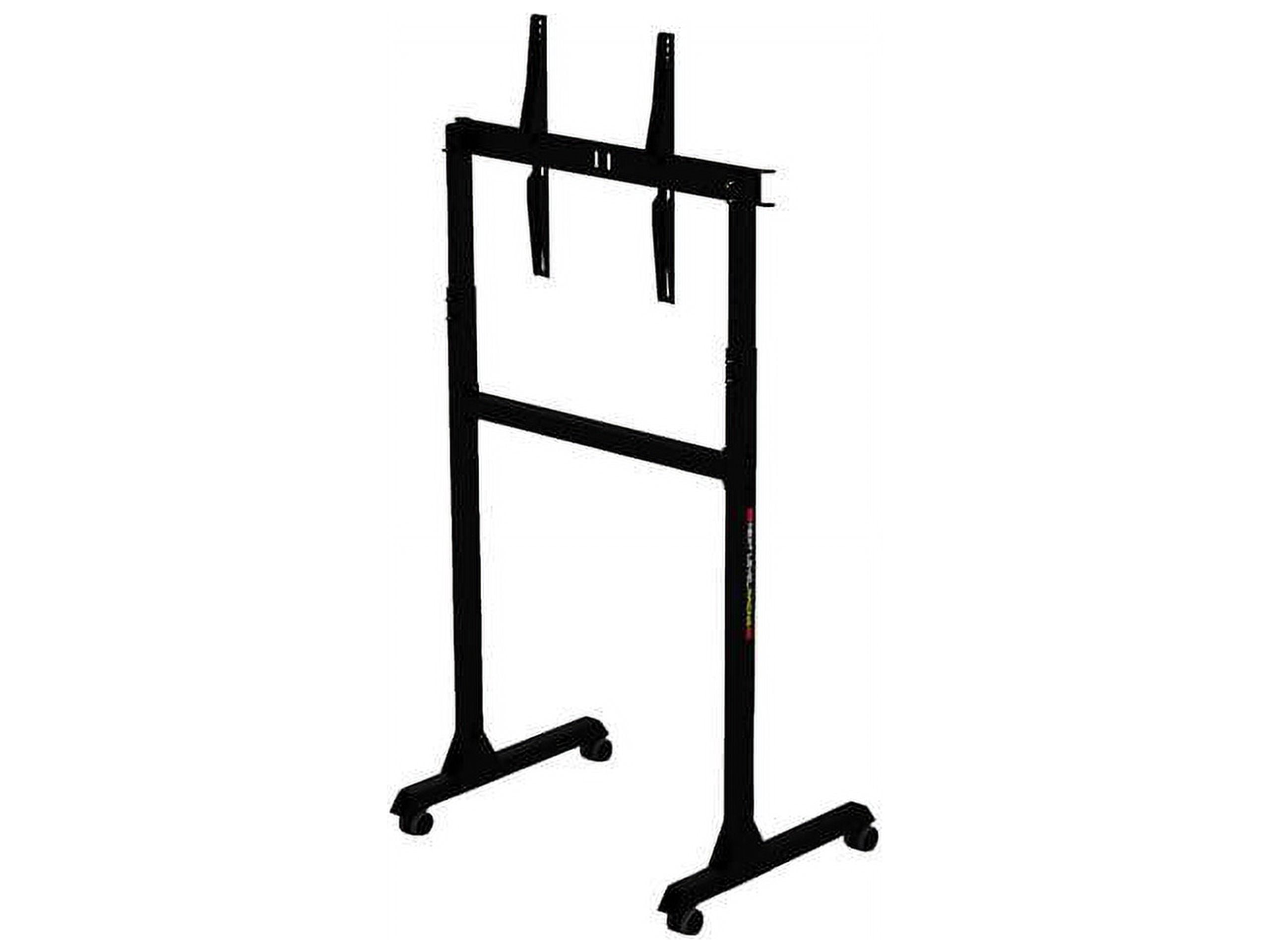 Adjustable Black Steel Free Standing Monitor Stand
