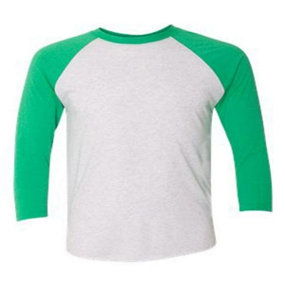 Next Level T-Shirt 6051 Men's Next Level Tri-Blend 3/4-Sleeve Raglan