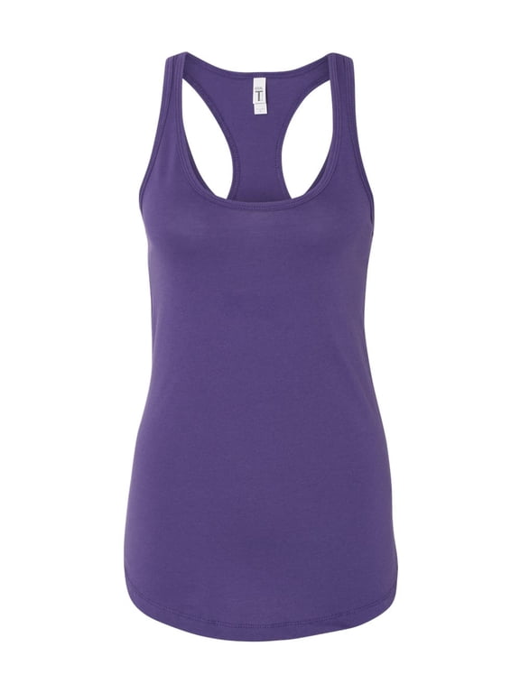 Next Level - Tank Tops for Women - Black Workout Clothes Gym Tops - Racerback Women Tank Tops - Basic Plain Daily Comfortable
