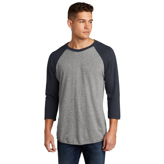Unisex Triblend Three-Quarter Sleeve Raglan