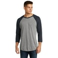 thumbnail image 1 of Unisex Triblend Three-Quarter Sleeve Raglan, 1 of 3