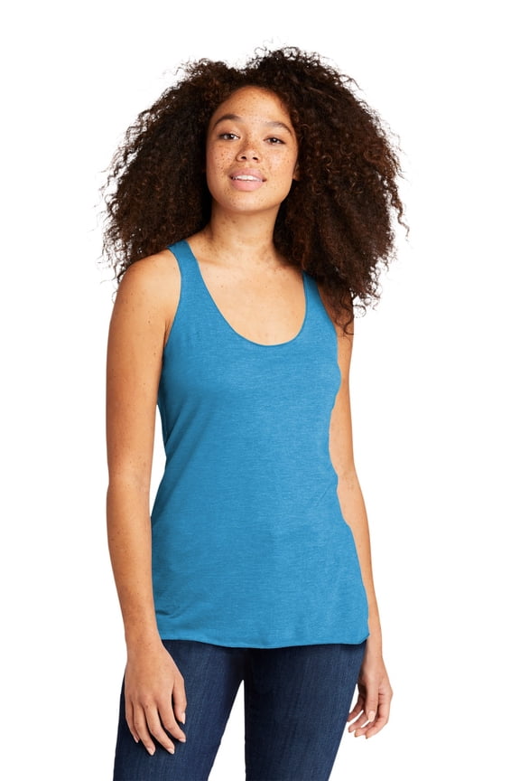 Next Level Ladies' Triblend Racerback Tank - VINTAGE TURQ - XS