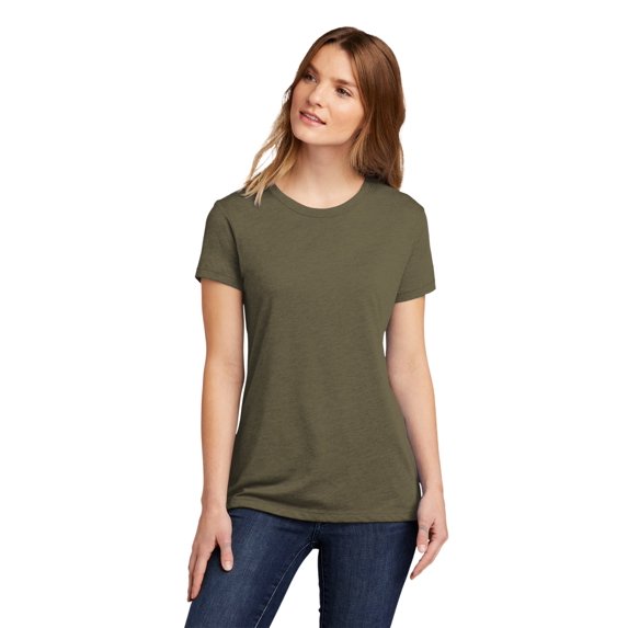 Ladies' CVC T-Shirt - MILITARY GREEN - 3XL