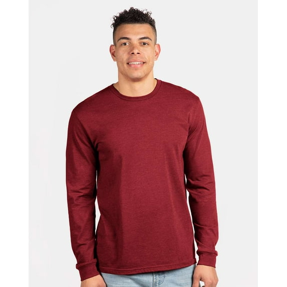 Next Level - Unisex CVC Long Sleeve T-Shirt - 6211 - Cardinal - Size: XS